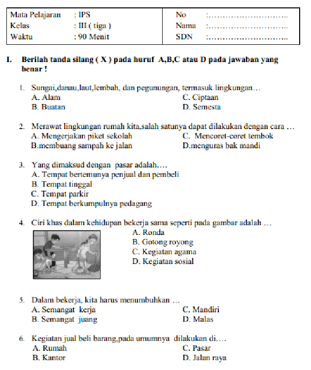 Akhirnya Mudah! Cara Cepat Kuasai connth soal benar salah ips sd kelas 3 semester 2