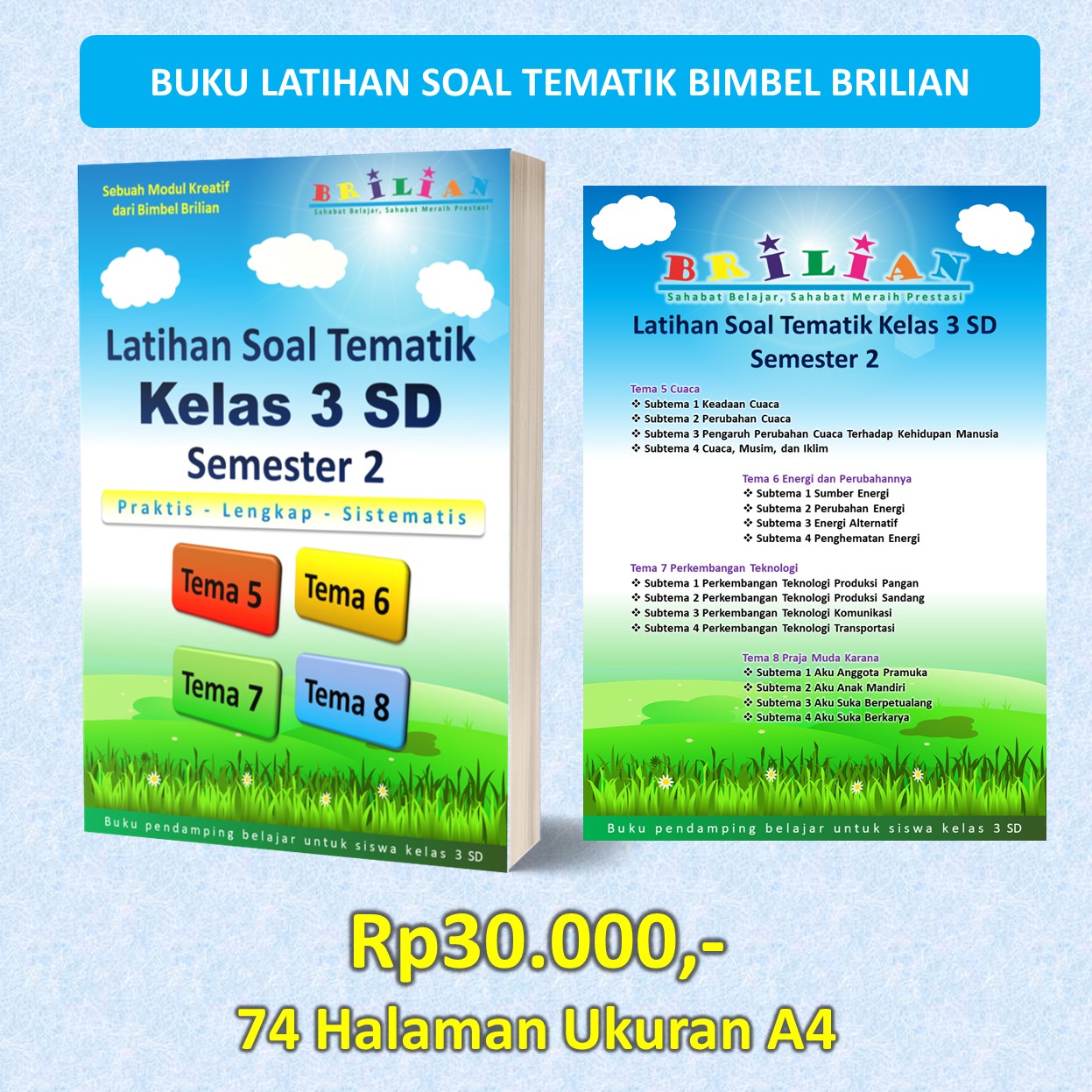 7 Contoh Soal Tematik Tema 9 Kelas 3 Bimbel Brilian yang Wajib Kamu Kuasai