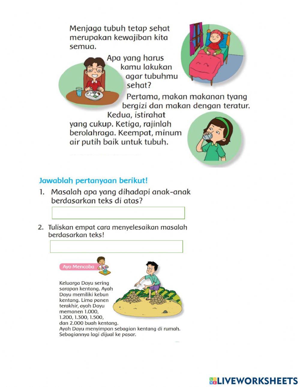 Rahasia Skor Sempurna Kerjakan Soal Tematik Kelas 3 Tema 4 Subtema 1 Terbaru